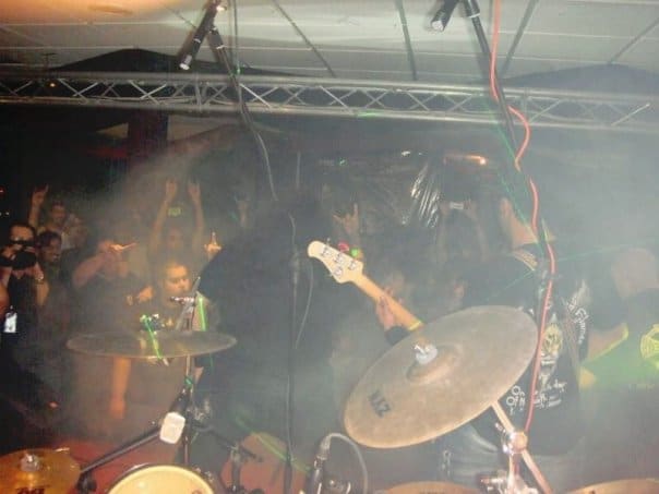 Wastedland performing live at Clash Of Irons II