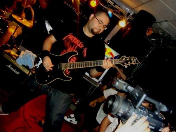 Wastedland performing live at Clash Of Irons II
