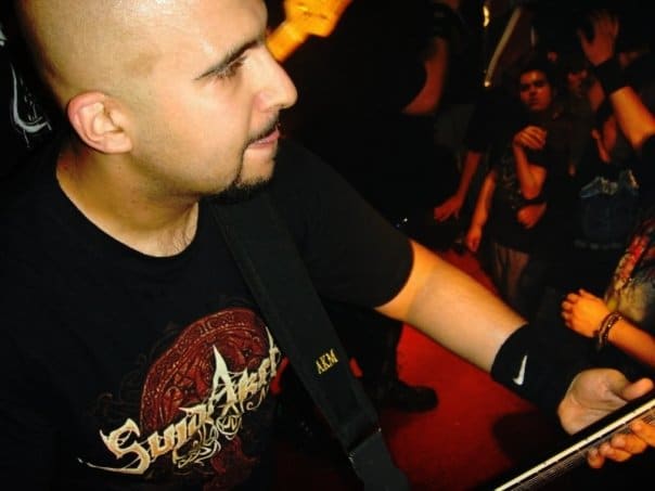 Wastedland performing live at Clash Of Irons II