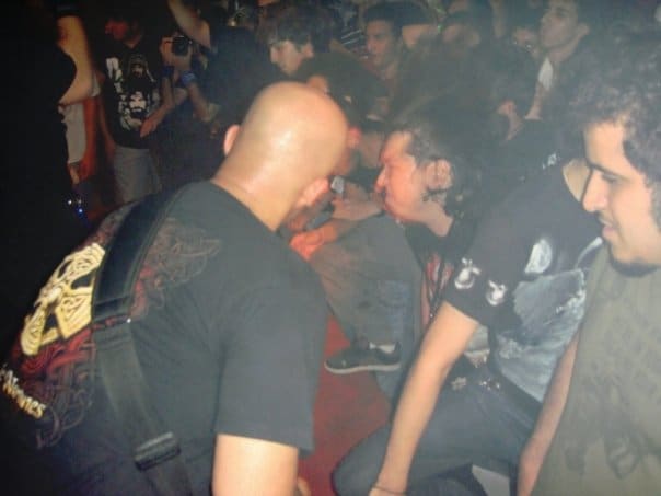 Wastedland performing live at Clash Of Irons II
