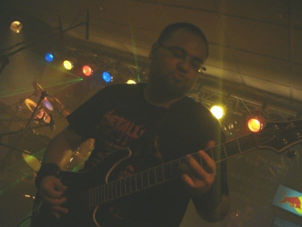 Wastedland performing live at Clash Of Irons II