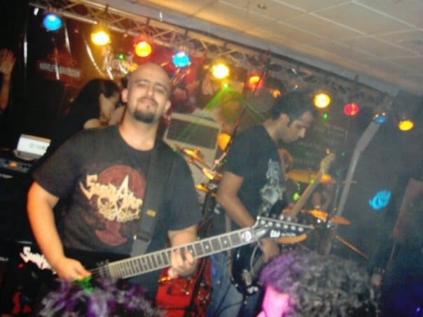 Wastedland performing live at Clash Of Irons II