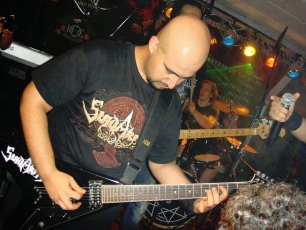 Wastedland performing live at Clash Of Irons II