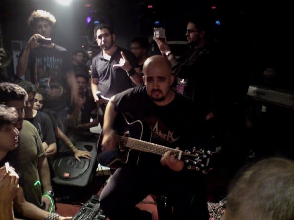 Wastedland performing live at Clash Of Irons II