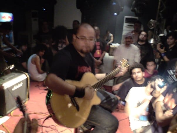 Wastedland performing live at Clash Of Irons II