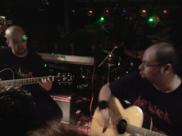 Wastedland performing live at Clash Of Irons II