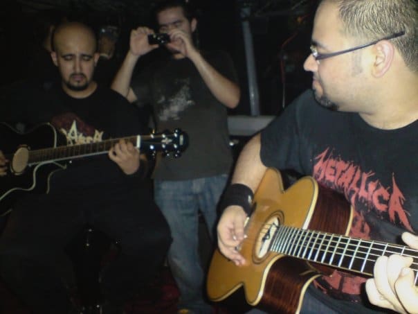 Wastedland performing live at Clash Of Irons II