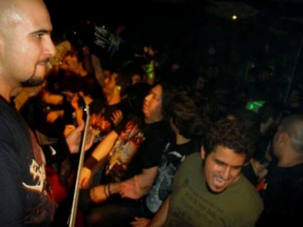 Wastedland performing live at Clash Of Irons II