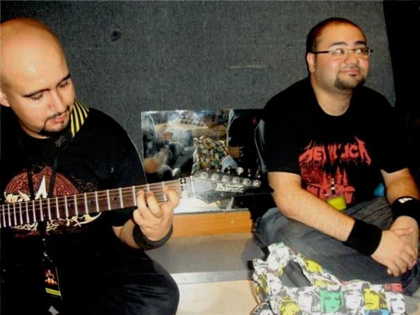 Wastedland performing live at Clash Of Irons II