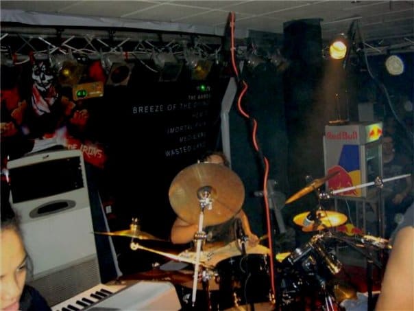 Wastedland performing live at Clash Of Irons II