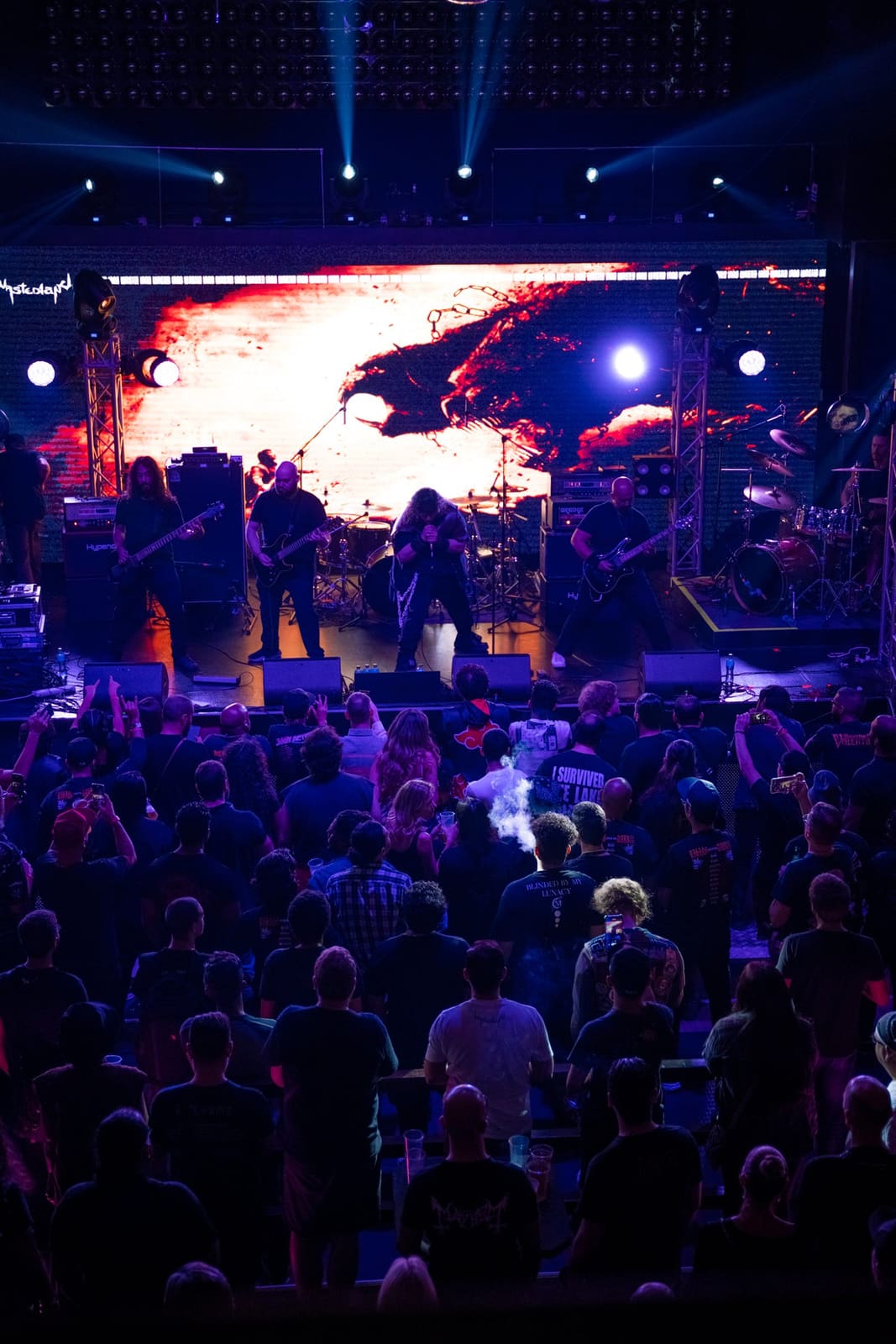 Wastedland performing live at Dubai Metal Festival