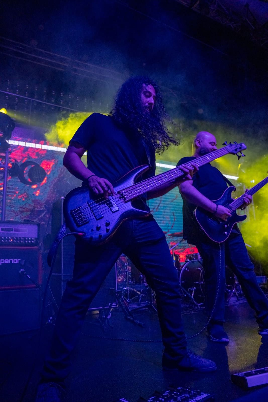 Wastedland performing live at Dubai Metal Festival