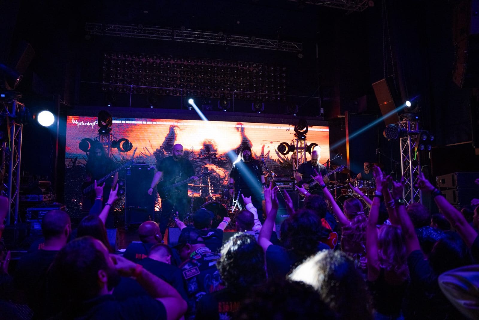 Wastedland performing live at Dubai Metal Festival