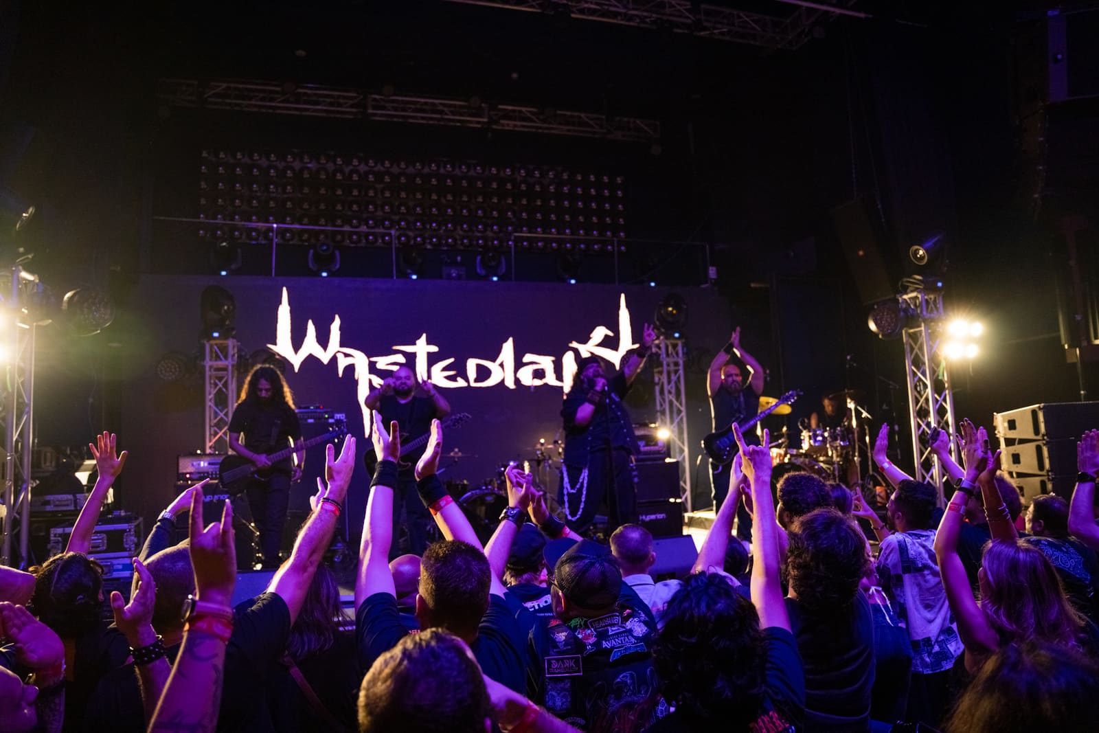 Wastedland performing live at Dubai Metal Festival