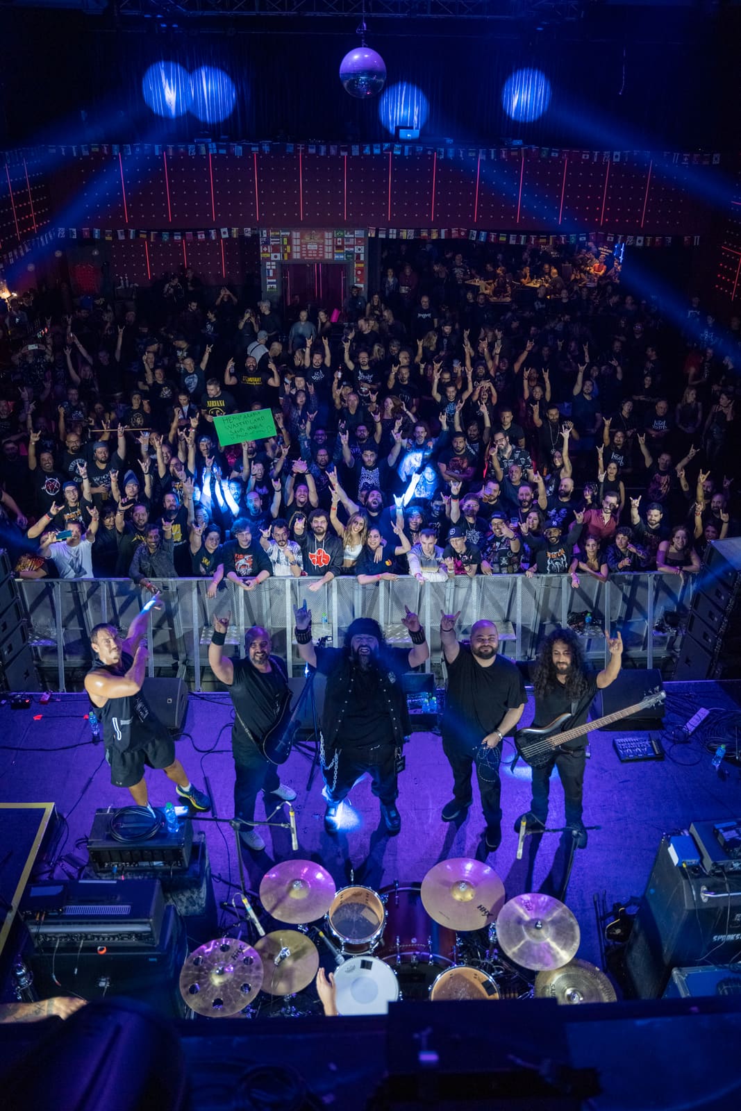 Wastedland performing live at Dubai Metal Festival