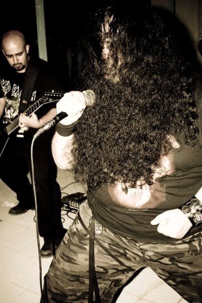 Wastedland performing live at Jeddah Metal Night