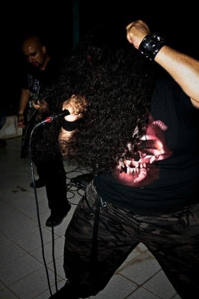 Wastedland performing live at Jeddah Metal Night