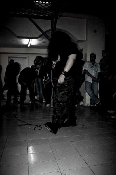 Wastedland performing live at Jeddah Metal Night
