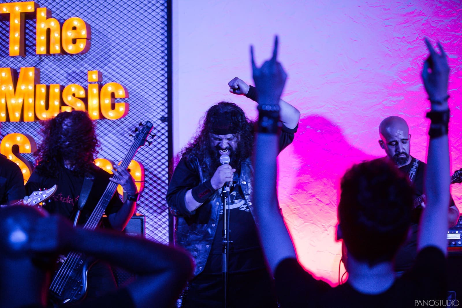 Wastedland performing live at Music Space