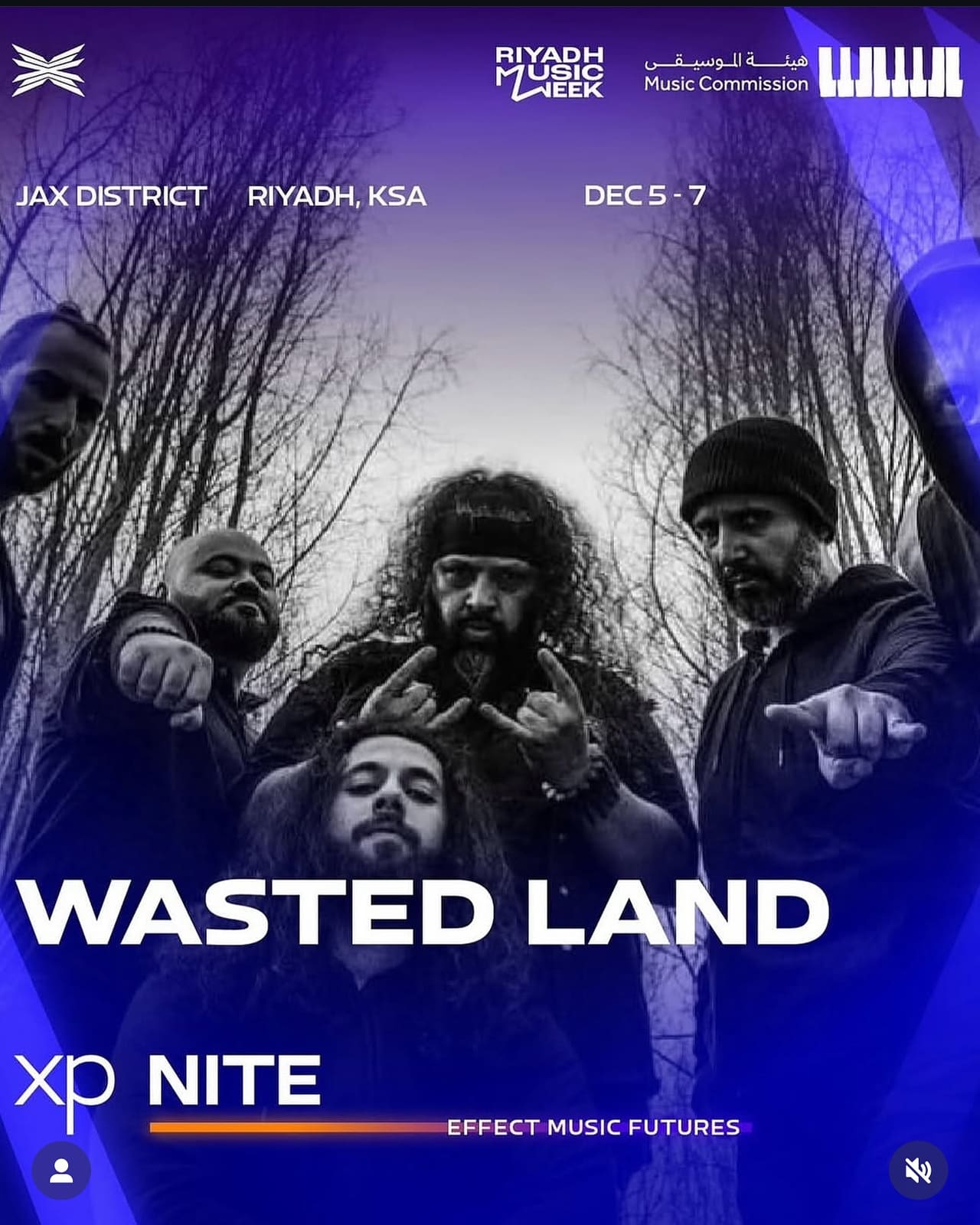 Wastedland performing live at XP Music Futures